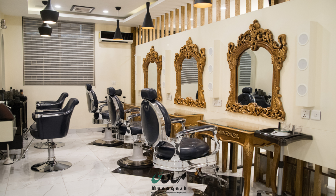 Kajal Beauty Salon – Modern Elegant Interior