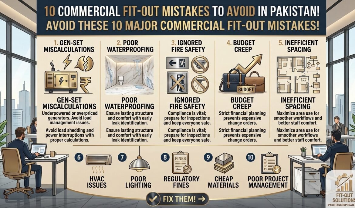 10 commercial fit-out mistakes | How To Fix